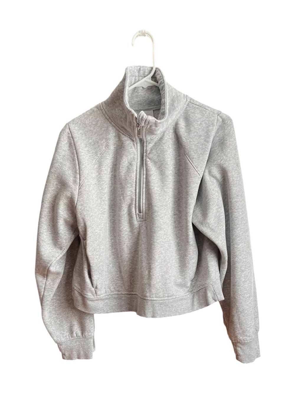 Light Gray Women's Pullover Sweatshirt